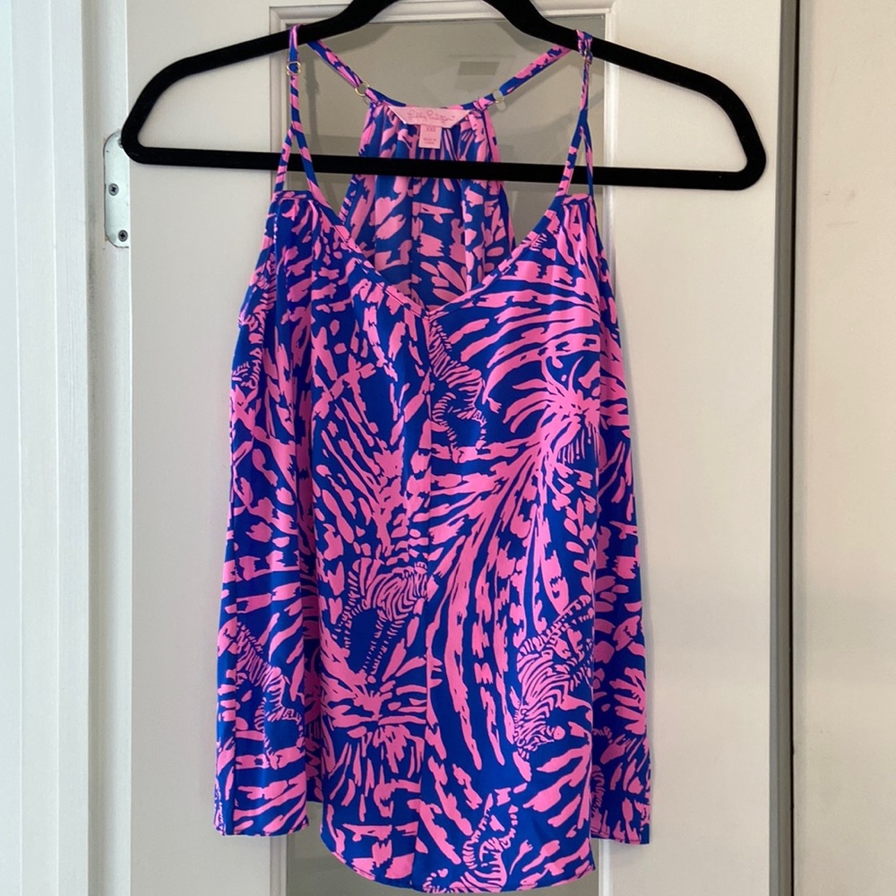 Lilly Pulitzer XXS sleeveless silk top